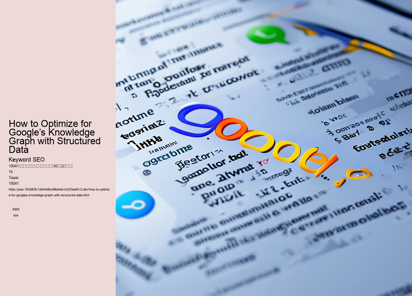 How to Optimize for Google’s Knowledge Graph with Structured Data